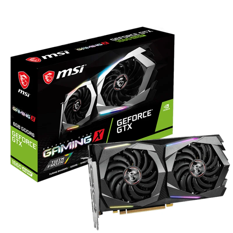 Для MSI GTX 1660 SUPER GAMING X s gpu компьютерная игровая видеокарта с поддержкой msi gtx super 6 ГБ