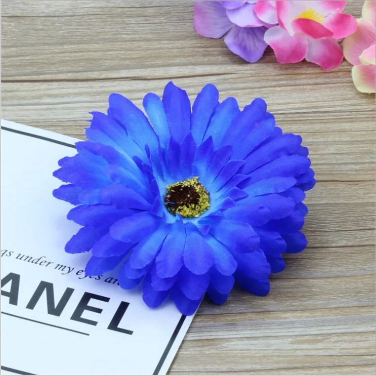high quality silk gerbera daisy flower heads artificial flower heads