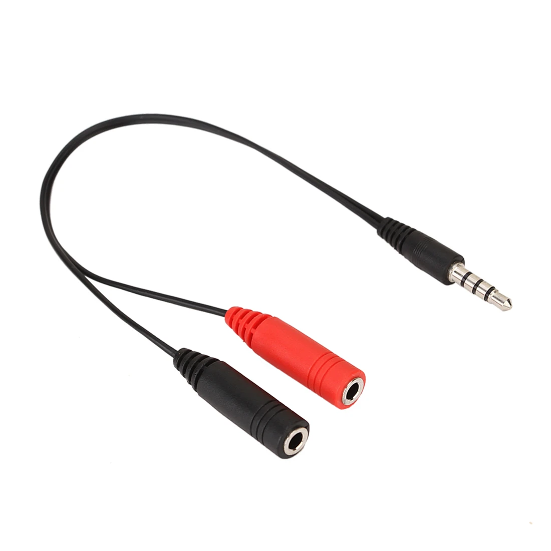 Connector 3.5mm conmponent cable Y Splitter 2 Female to 1 Male Cable Adapter 3.5mm jack