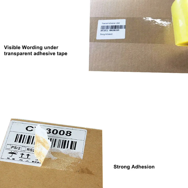 Anti-Scratch waterproof all sizes 500pcs thermal label roll 4x6 adhesive shipping barcode Labels Rolls