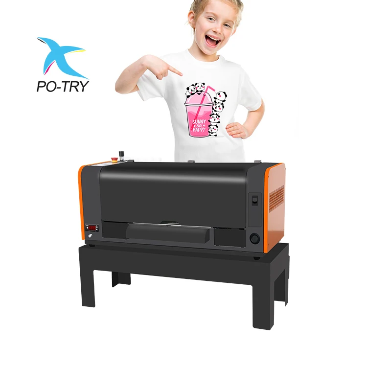 POTRY 30 60 cm printing machine all in one DTF Printer Inkjet DTF Printer with shaker and dryer system