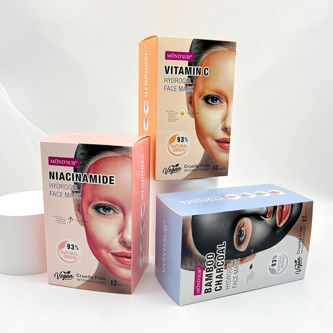 Korean Vegan Soothing Crystal Collagen Mask Face Beauty Skincare Moisturizing Gel Sheet Hydrogel Face Mask