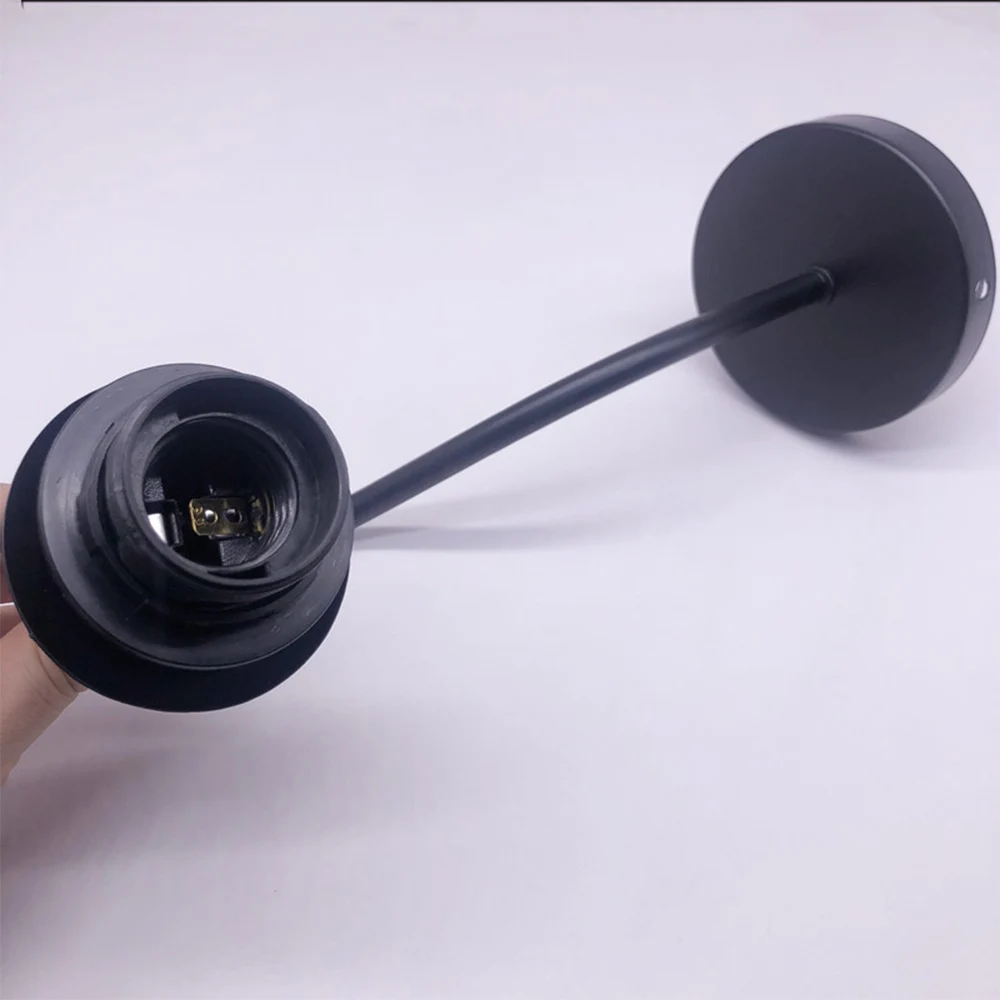 Custom wholesale Diy wall lamp black wall lamp combination E27 spiral wall lamp seat