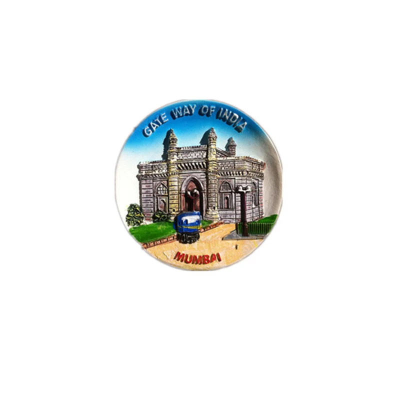 WeiVista Poly Resin Bulk Buy Mumbai Souvenirs 3d Fridge Magnet