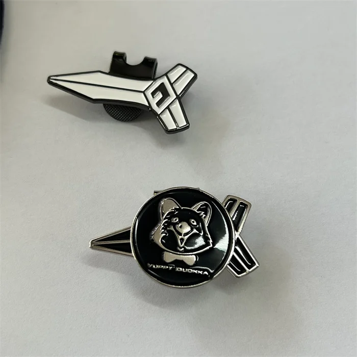 Hot Sale Custom Golf Accessories Delicate Hat Clip Golf Ball Marker