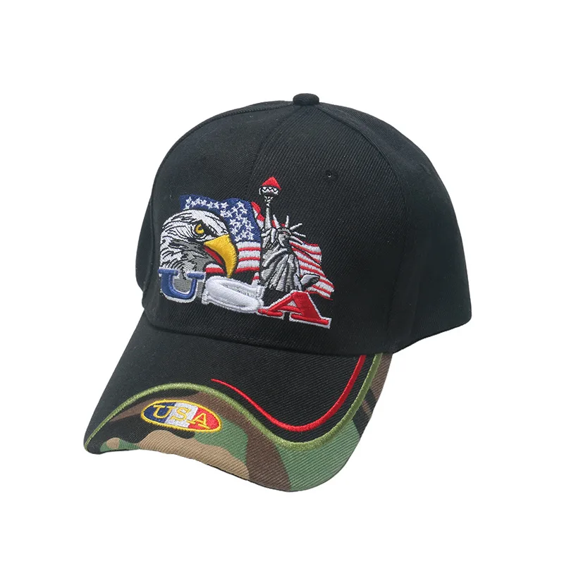 3D EmborderyFlag Baseball Cap for Men Women Adjustable Trucker Cap Snapback Breathable Dad Hat