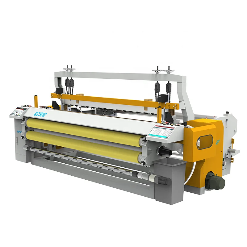 Computerized automatically tension control user friendly brass wire mesh metal industrial fabric weaving rapier loom machine