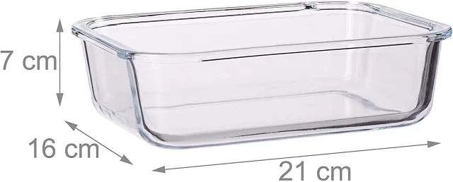 Food storage container set heated lunch box takeaway food container microwave heating container