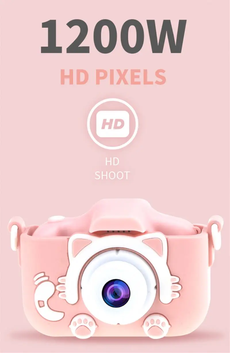 Kids Camera Mini HD Screen 1080P Projection Video Camera Toys Children Baby Gifts Birthday Digital Kids Camera For Kids