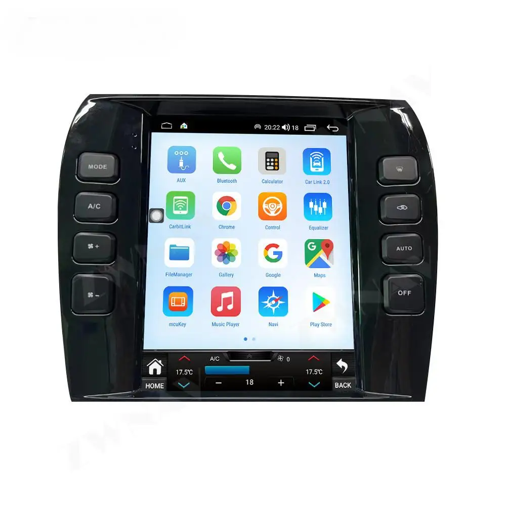 Android 13 Tesla 6+128gb car DVD Radio Video Player For Jaguar XJ S-type X-type With GPS Navigation System