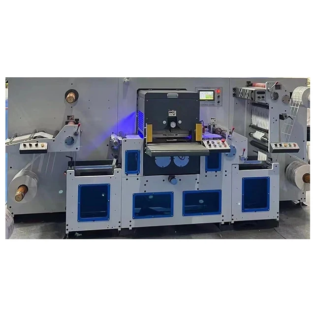 Raloyal High Speed 400 t/min   Stickers Label Flat Bed Die Cutting Machine