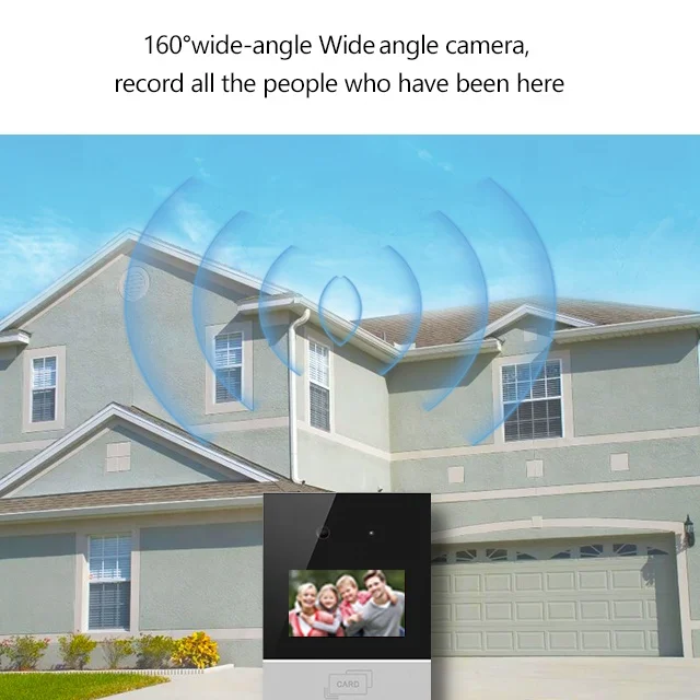 Apartment Smart Electronic Doorbell Wifi Ip Door Phone Video Intercom System Multi Residence Doorbell