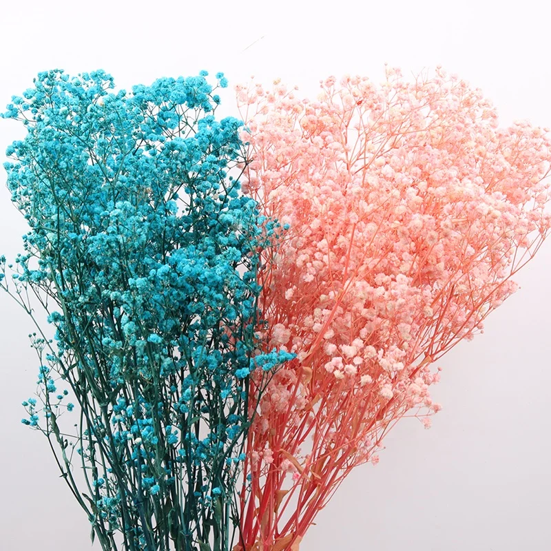 Свадебные украшения, отбеленный естественный букет babysbreath, композиции, гисофилия, сухой ребенок, высушенный цветок