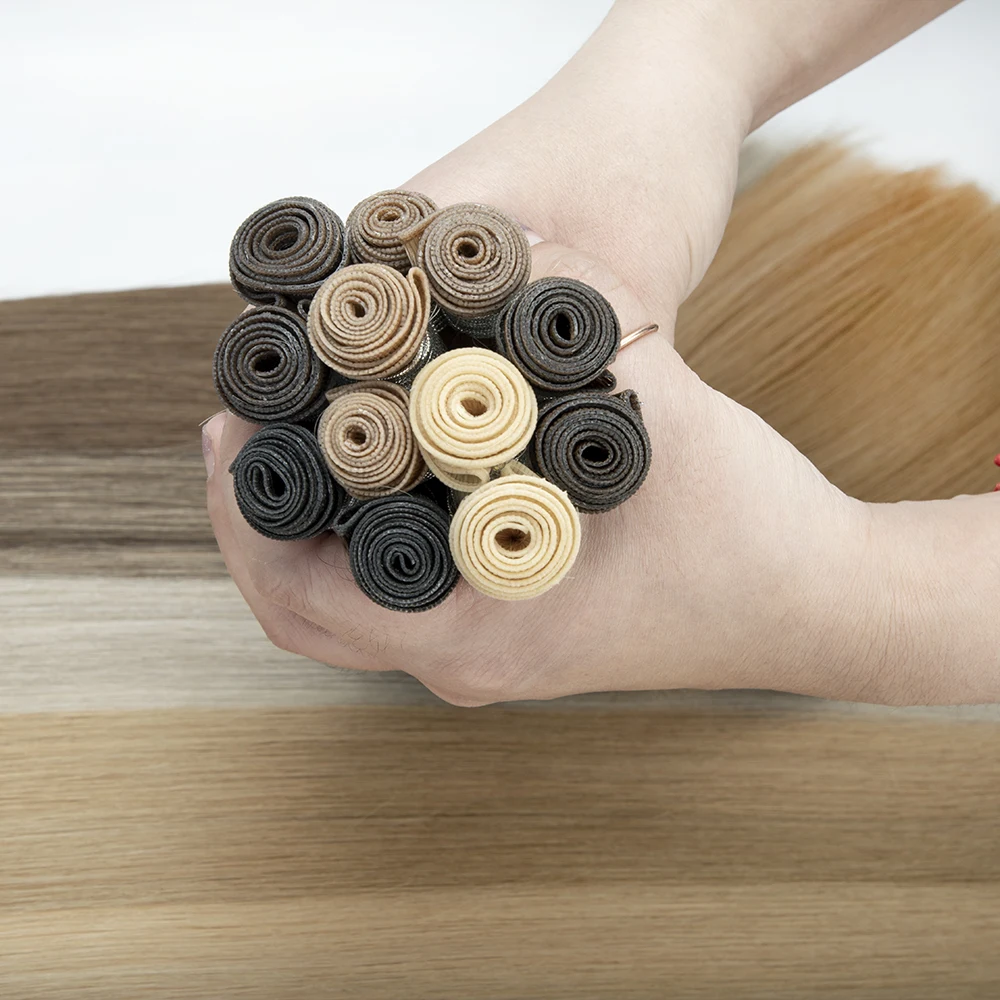 LeShine Double Drawn Human Genius Hair Weft 24inch Human Hair Genius Weft Cuticle Aligned Hair Extension 