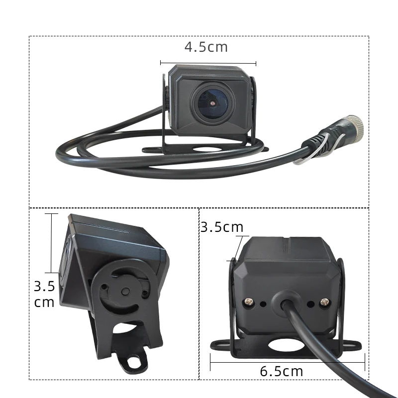 IP69 waterproof bus rear view camera 1080P AHD 12V night vision truck reverse camera