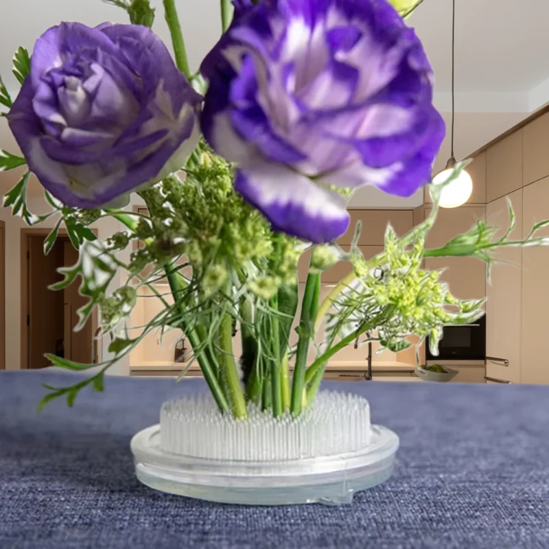 Пластиковая булавка ikebana лягушка Ikebana Цветочная держатель для цветов керамический инструмент расстановки с присосками прозрачный пластиковый
