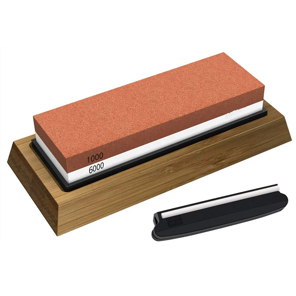 Premium Whetstone Sharpening Stone 2-Sided 1000/6000 Grit Whetstone