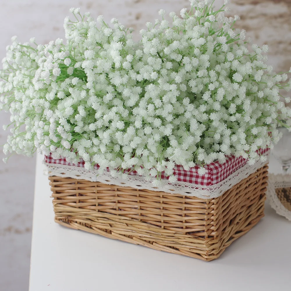 Best selling wedding decoration Gypsophila flower bouquets artificial baby breath flower