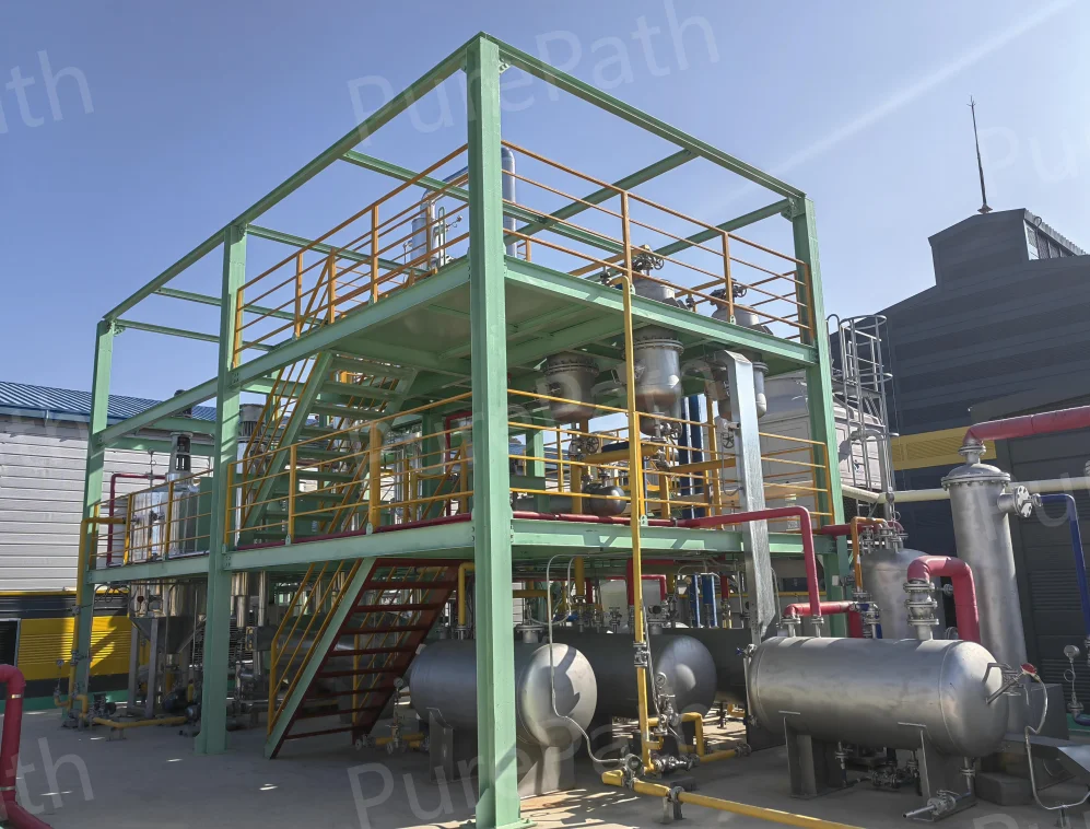 Furnace Heating with Safety Operation Refining Used Engine Oil diesel