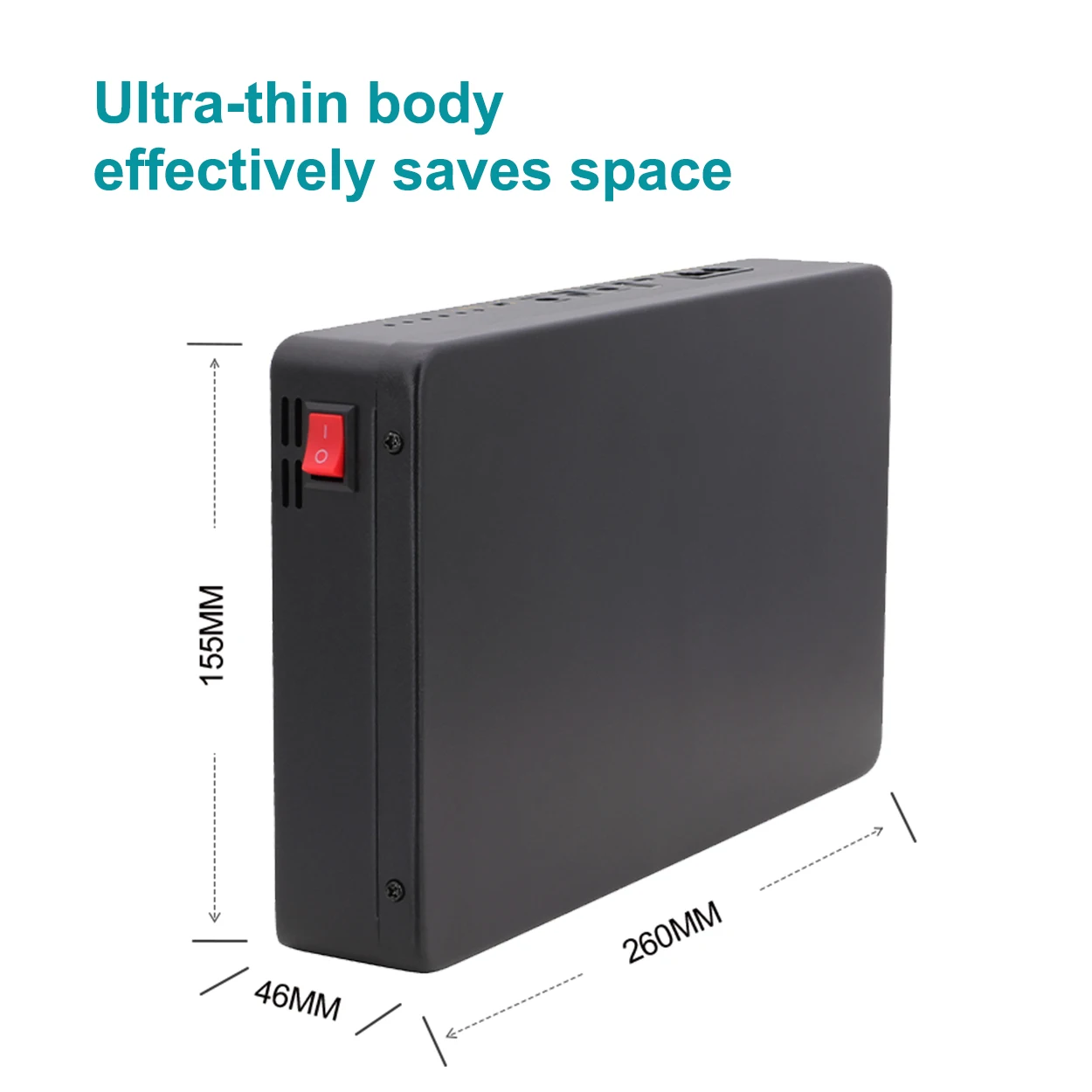 Customized Wifi Router Mini UPS 30000mAh Long Backup Power Bank 5V 9V 12V 48V POE DC UPS for Telecom Security Accessories