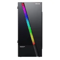 led light strip high quality mid tower customer OEM airflow/liquid cooler gaming computer case accessories