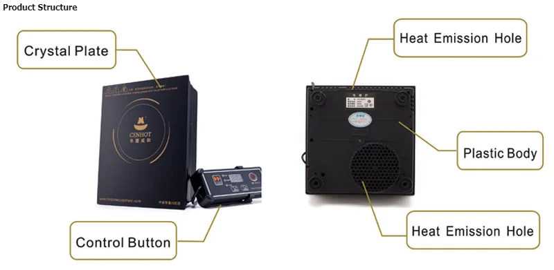 Cenhot CH-280FX Hot Pot Built-in Table Square Induction Cooker For Restaurant