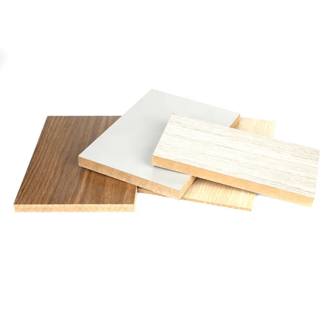 Cheap customized Furniture Plywood  White Melamine Mdf Board Made In China