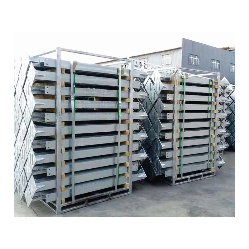 High Grade Welded Steel H Section Beam Customized Solar Support Mounting Galvanized Steel Pile