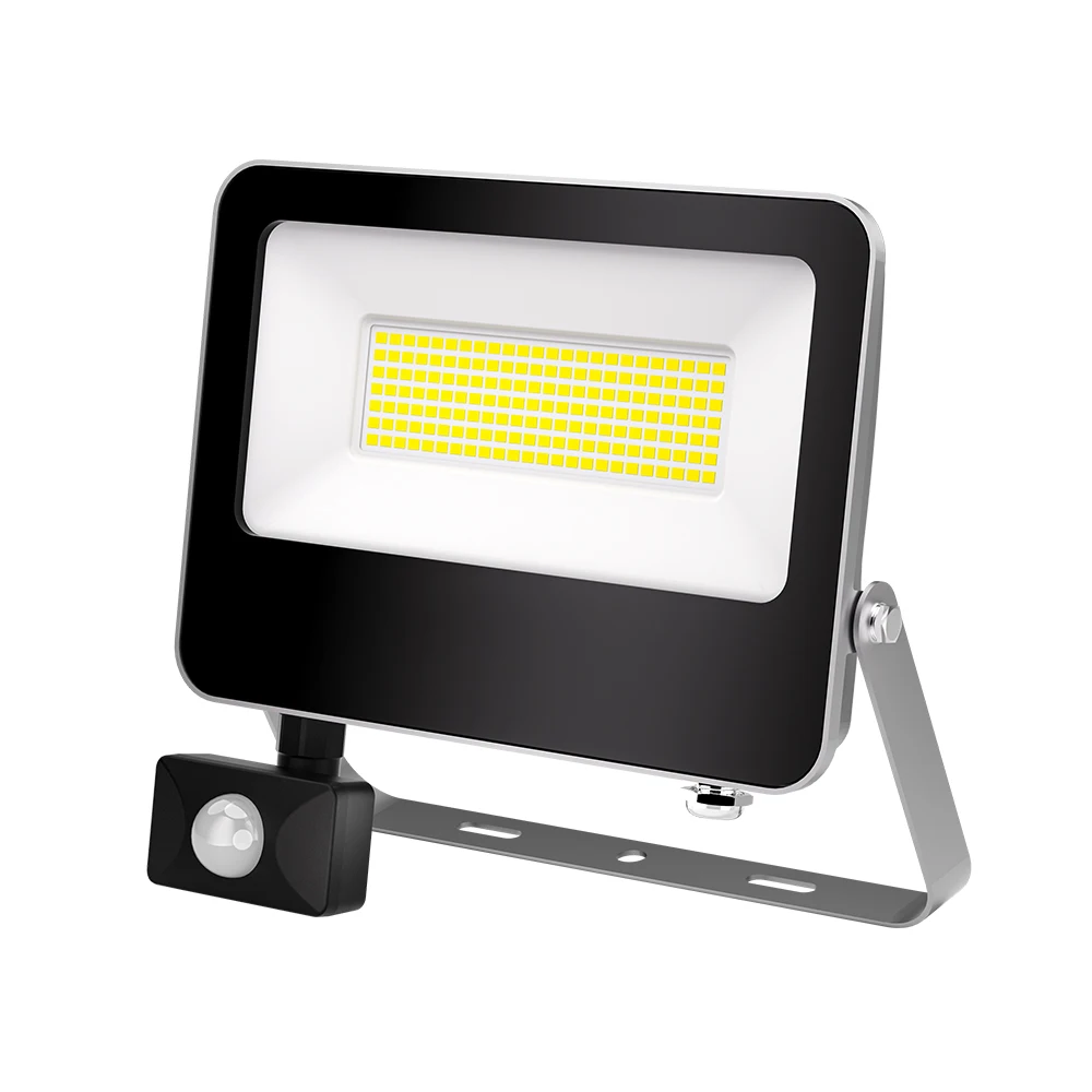 KCD 6500k Motion Sensor Floodlights Outdoor Cold White Hot Product Modern 20w 30w 50w 100w 150w 200w 300w LED Flood Light