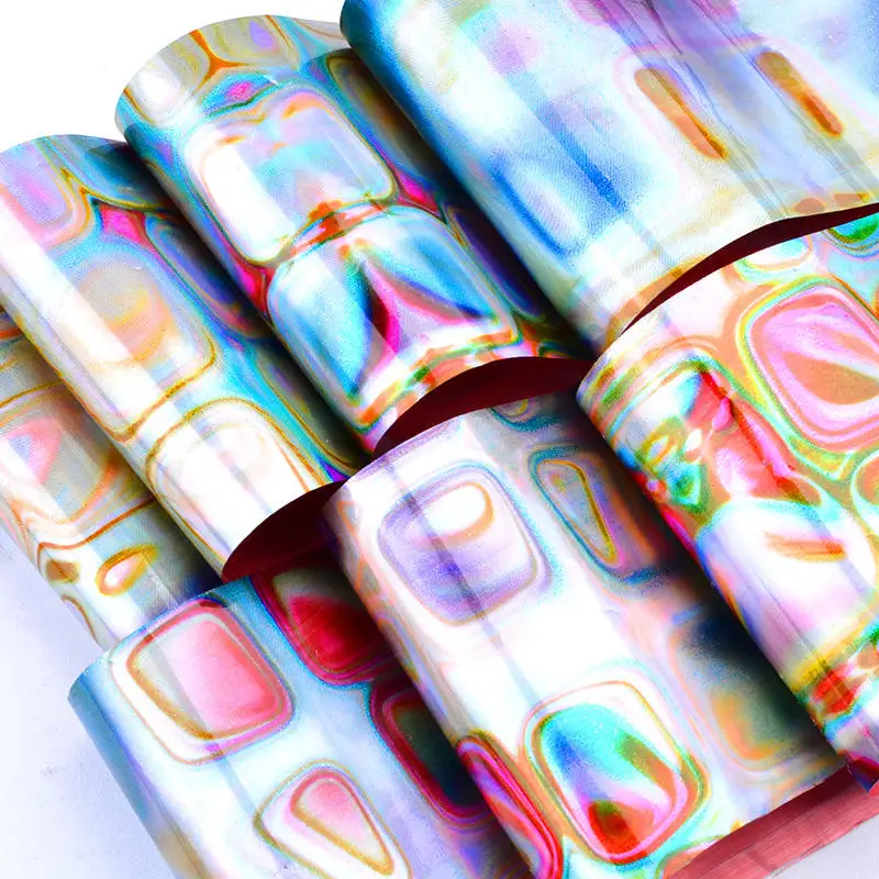 Butterfly Nail Supplies Press On Nails With Glue Strong Stickers Blooming Pattern Nails Decoration Transfer Foil Sticker