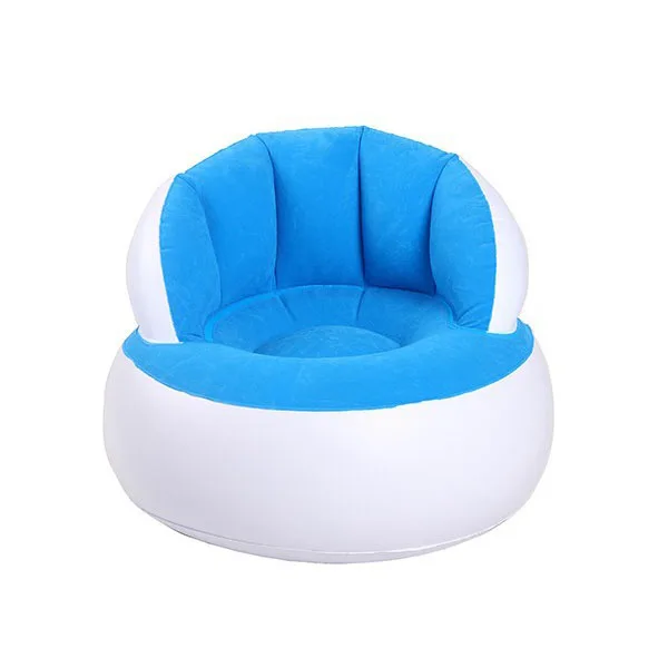 
beach football single car air sofa single lounge chair home furniture camping inflatable beach sofa sofabed with backrest pvc 
