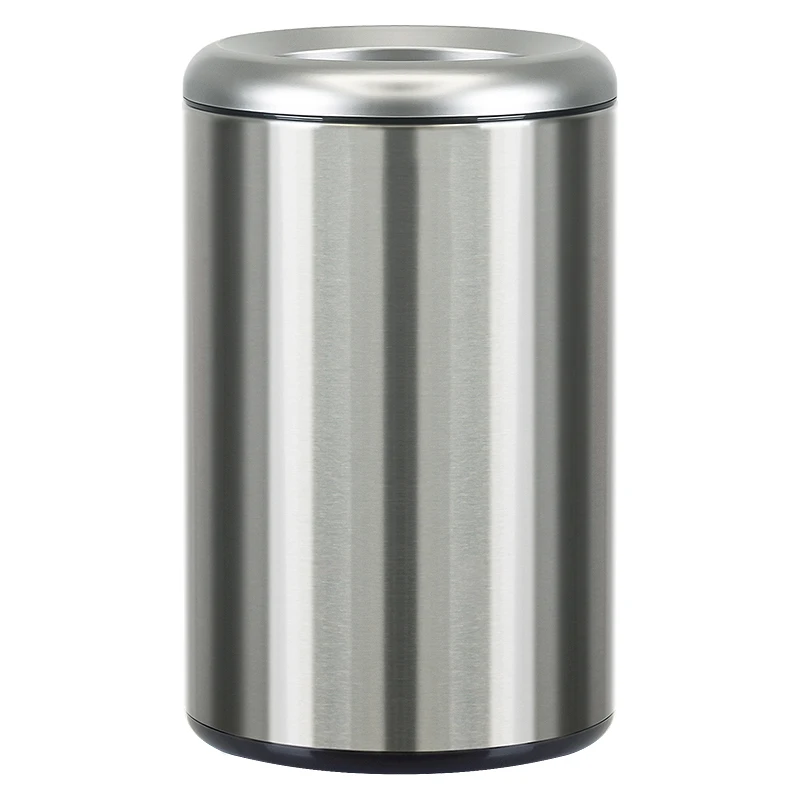 12L Metal Trash Garbage Can Storage Bucket household rubbish bin Colorful Houseware trash can Round Opentop dual Dustbin