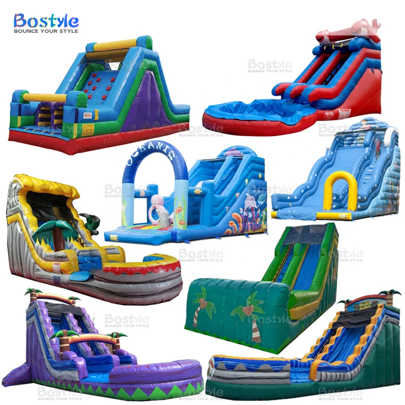 Bostyle CE коммерческий надувной замок пластиковый ПВХ прыгающий домик