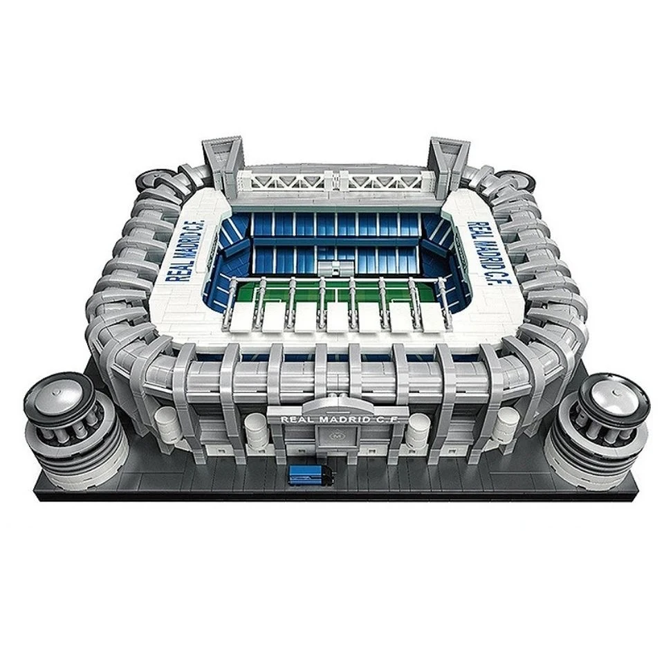 Форма King 22026 Santiago Bernabeu игрушечные кирпичи для детей подарок настоящий Мадридский футбольный стадион модель здания