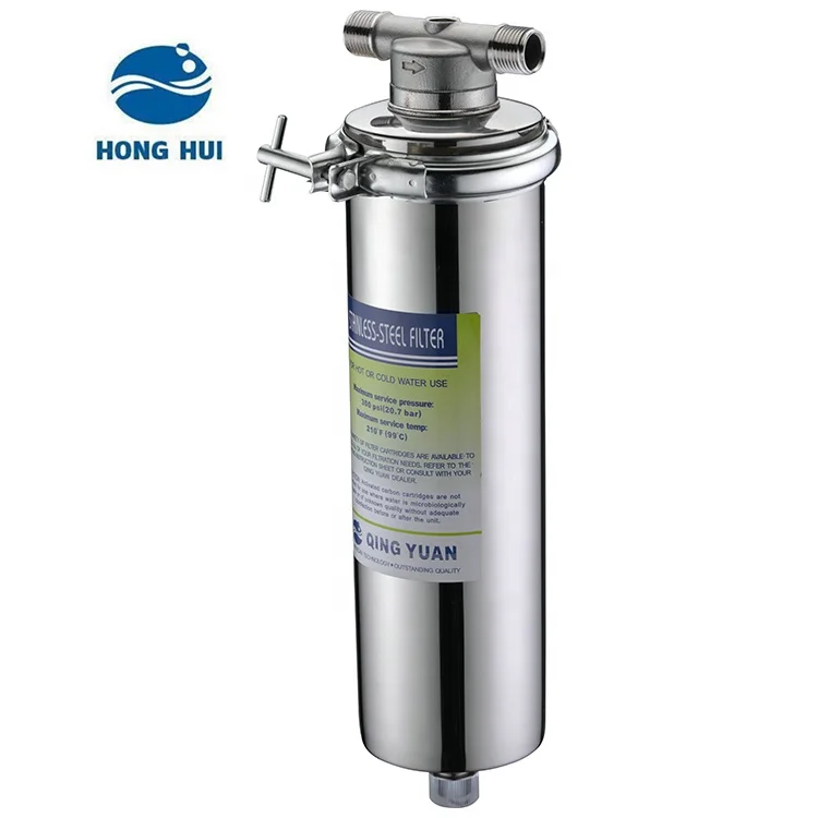 HONG HUI GS-10C Stainless Steel Water Filter Housing Household Water Filter Housing