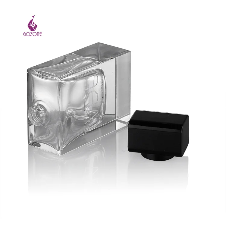 Wholesale Luxury Perfume Bottle Black Glass 100 Ml Perfume Bottle Glass 50Ml