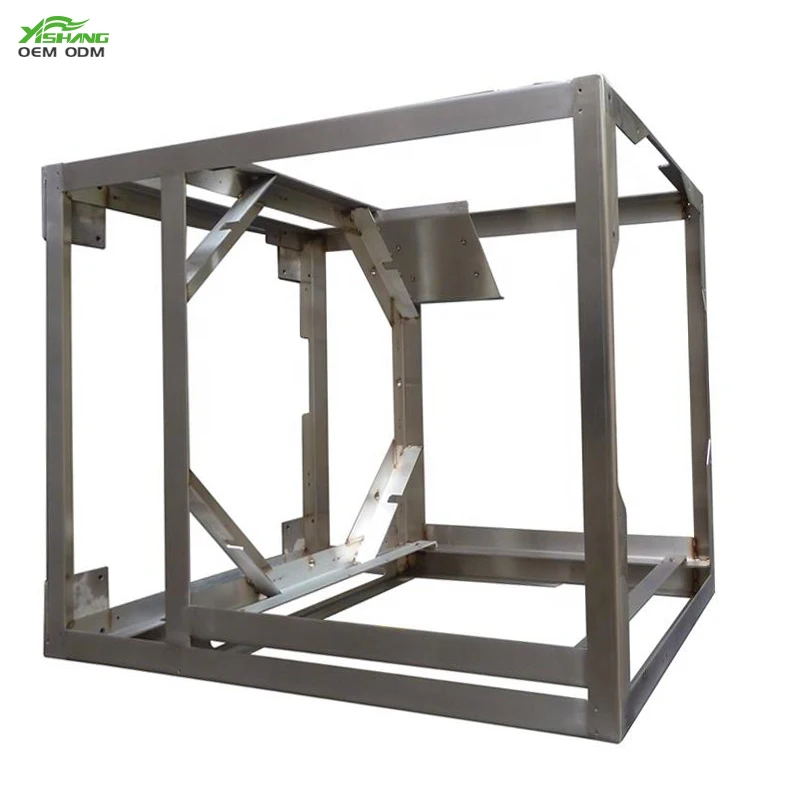Изготовленные на заказ большие сверхпрочные металлические стальные конструкции детали из листового металла сварочные рамы услуги по изготовлению