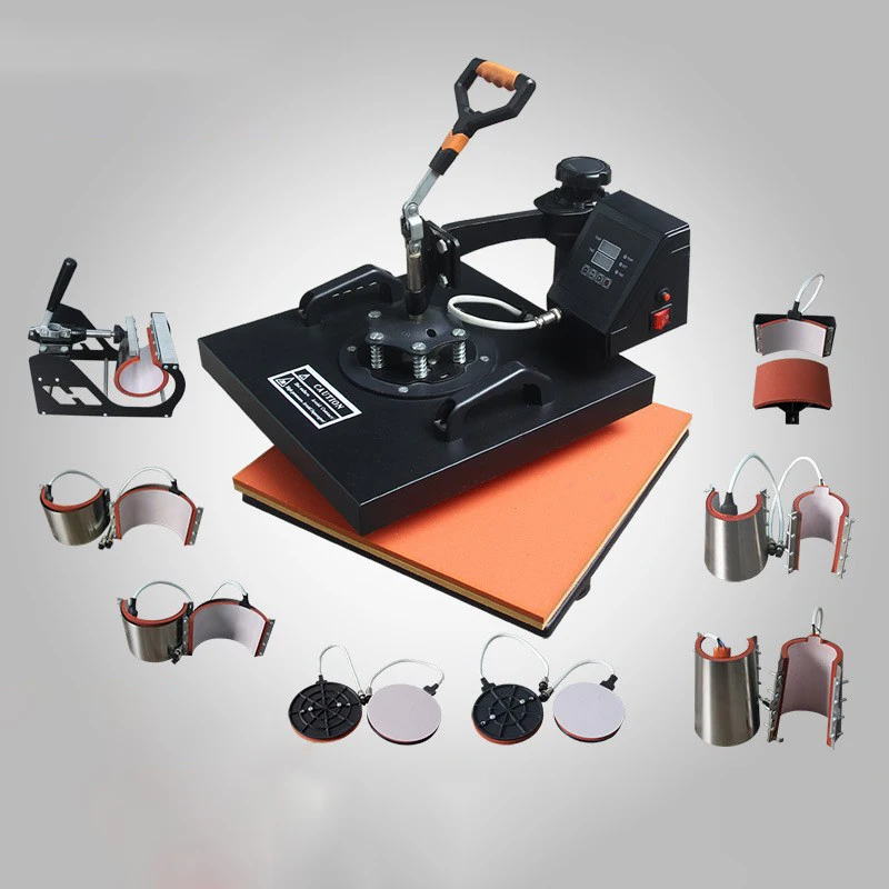 38*38cm heat transfer press machine 15 x 15 inch 8 in one heat press machine
