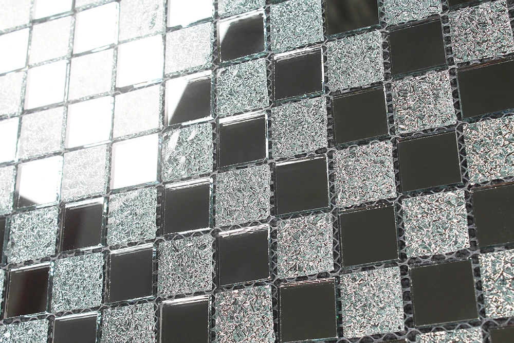 Competitive Price self-adhesive mirror glass mosaic tile for sale