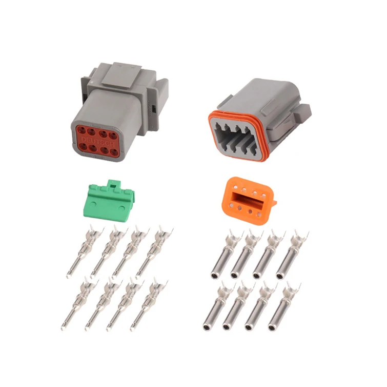 Manufacturer of Deutsch DT 2 Way Pin Male plug /Female Kit  plug Electrical Connector wire harness
