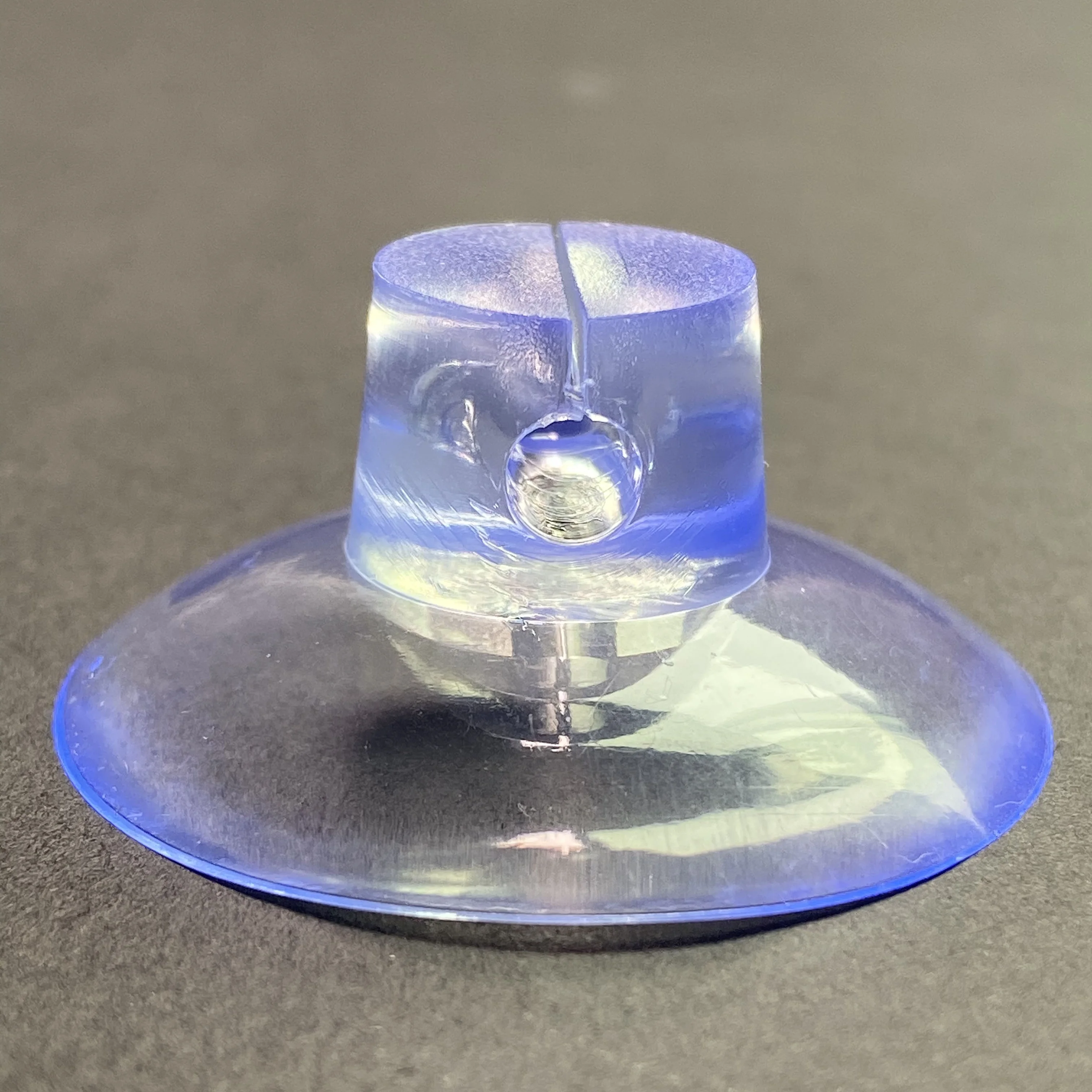Factory Wholesale Custom Rubber Product Food grade Transparent Silicone Suction Cup with Straight Hole