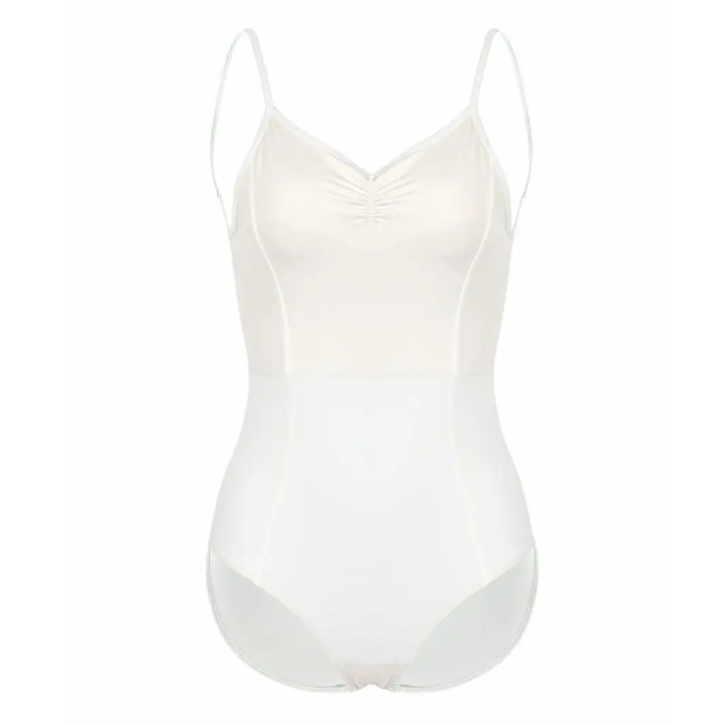 Sling back mid-back waisted one-piece dress yoga clothing dance practice clothes teacher clothes