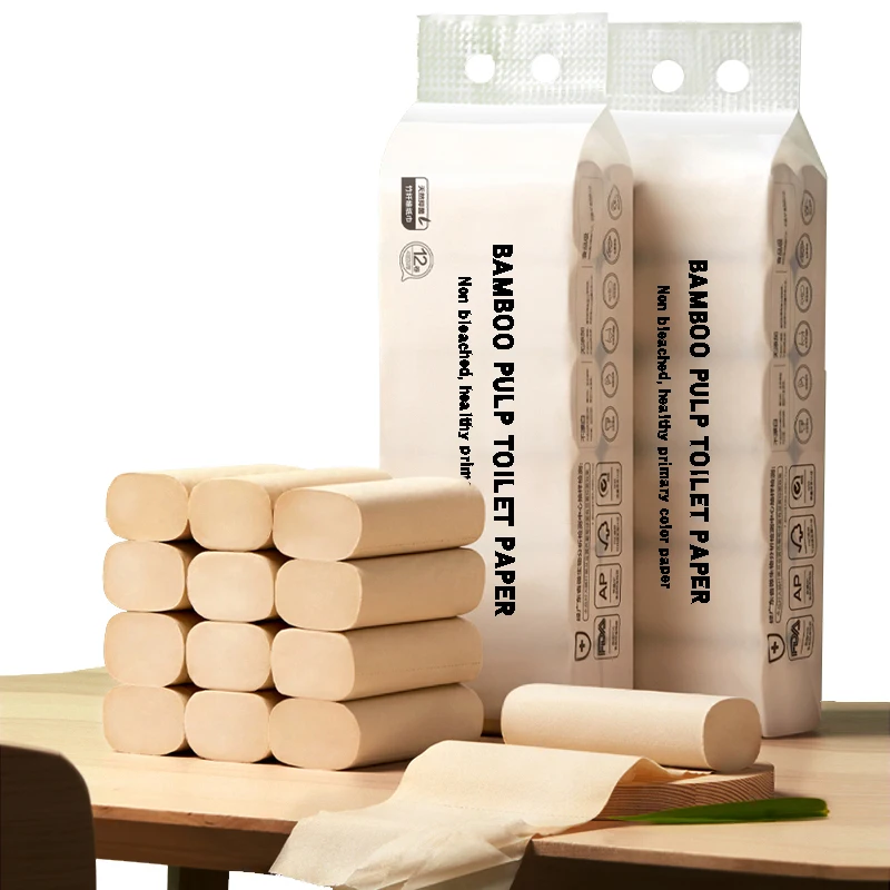water soluble toilet paper Soft and Hygienic 3 Ply Bathroom Tissue bamboo toilet paper roll
