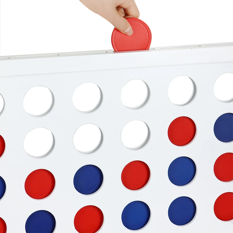 Factory offer custom made Acrylic connect 4 game set for online store Custom Heart Toy Acrylic Lucite Connect 4 in a row Game