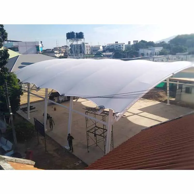 2024 Custom padel tennis court roof membrane structure tent racquet paddle tennis court with roof