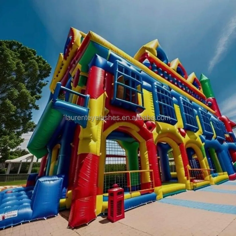 Customized Inflatable Bouncy House Castle Kids Trampoline Inflatable Bouncer Jumping Combo Castle Bounce Slide for Part Playing