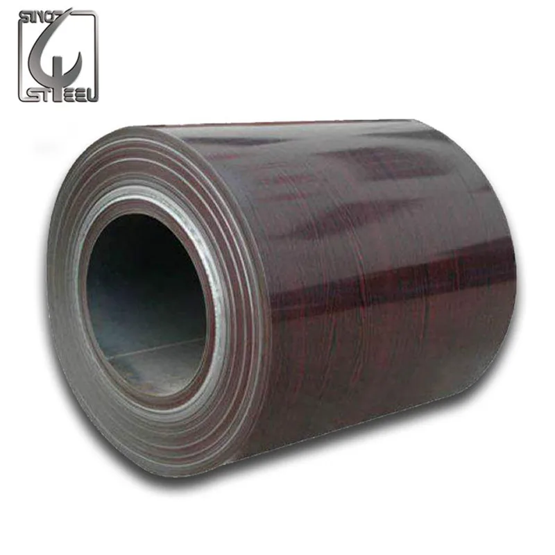 Ral Color Coated PPGI Steel Coils 0.12-1.3mm Thickness Prepainted Steel Coil