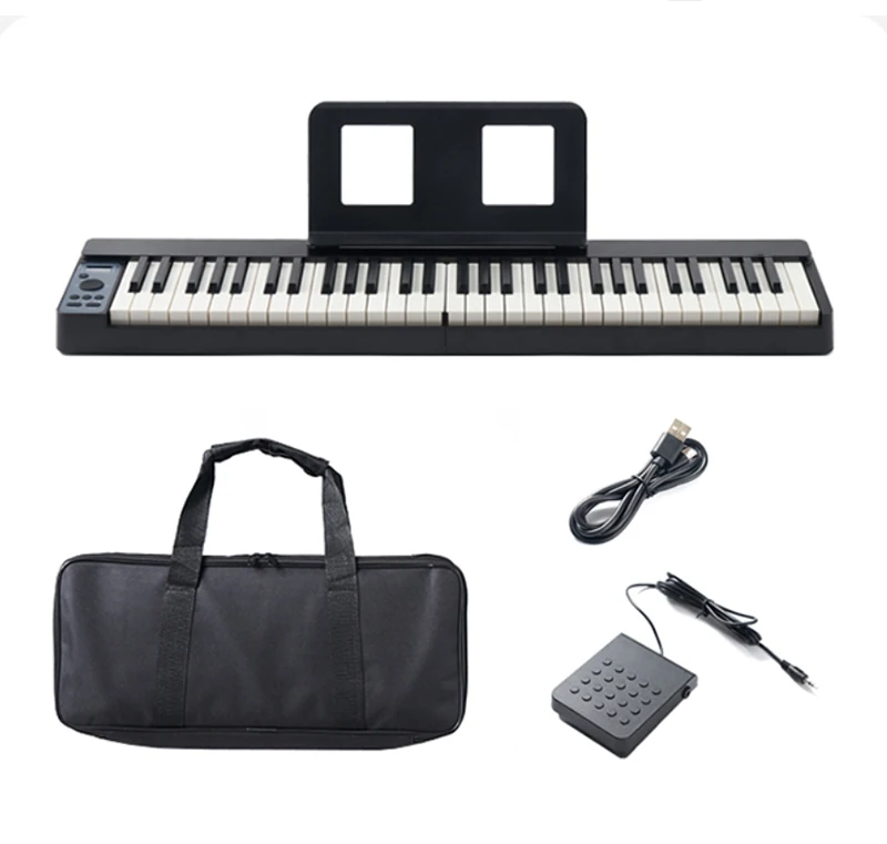 Factory Wholesale Digital Instrument Foldable Custom Keyboard Kids Electric Piano