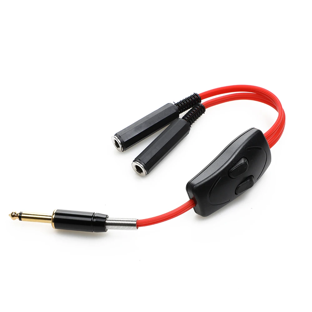 1 To 2 Switch Cable RCA Cable High Quality Professional RCA Cable Durable Tattoo RCA Cord for Tattoo Supply