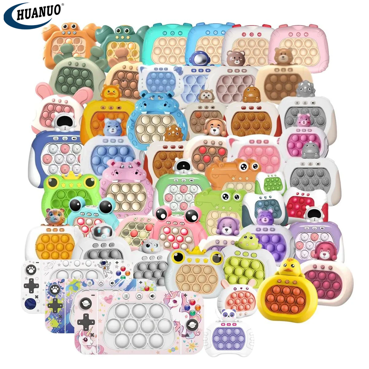 New Electronic Quick Push Game Console Fast Push Puzzle Game Machine New Relieving Stress Pop Fidget Game Toys